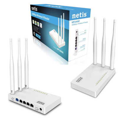 Netis WF2409E 300Mbps High-Speed Wireless N Router with Parental Controls