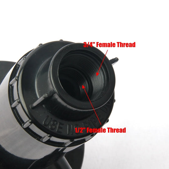 1/2" to 3/4" Female Plastic Pop Up Lawn Sprinkler Head