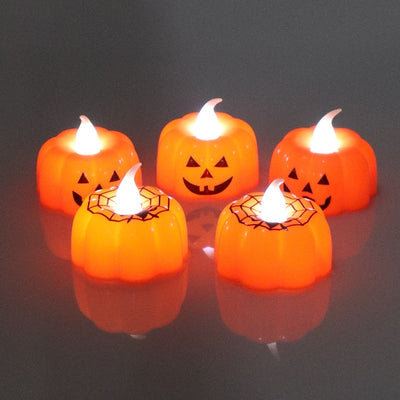 Pumpkin Candle Tea Lights Decorations