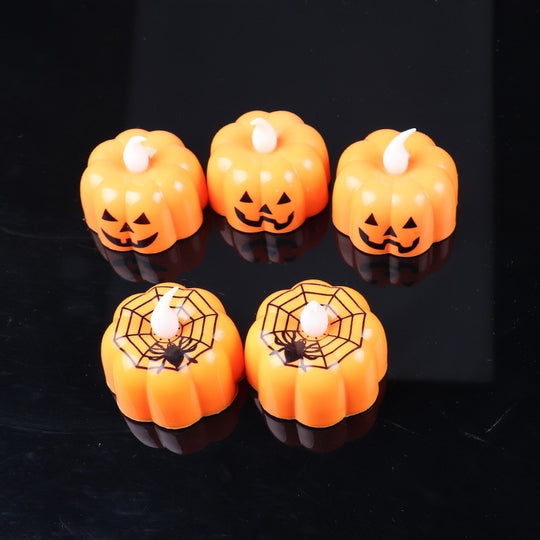 Pumpkin Candle Tea Lights Decorations