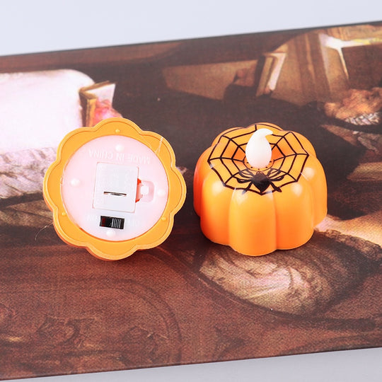 Pumpkin Candle Tea Lights Decorations