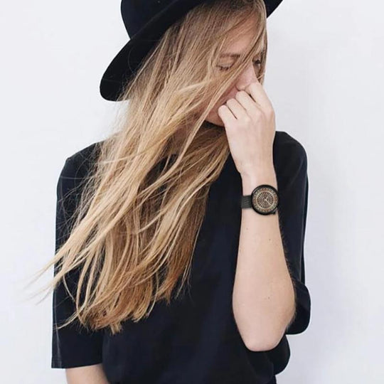 Women's Full Steel Mesh Strap Waterproof Watch