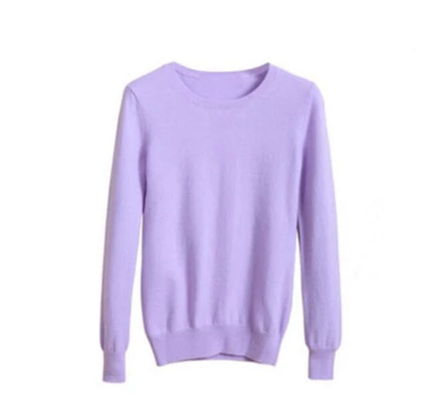 Women's Soft Stretch Knit Pullover Sweater
