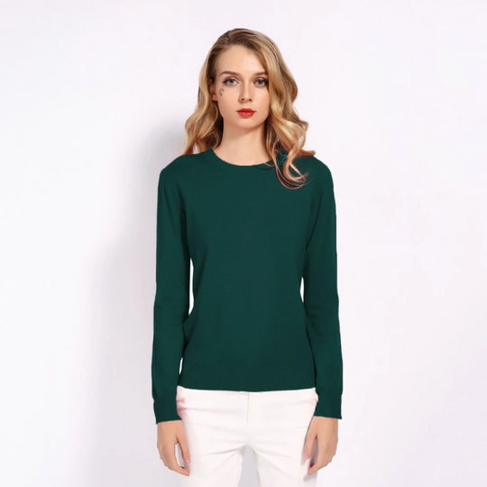 Women's Soft Stretch Knit Pullover Sweater