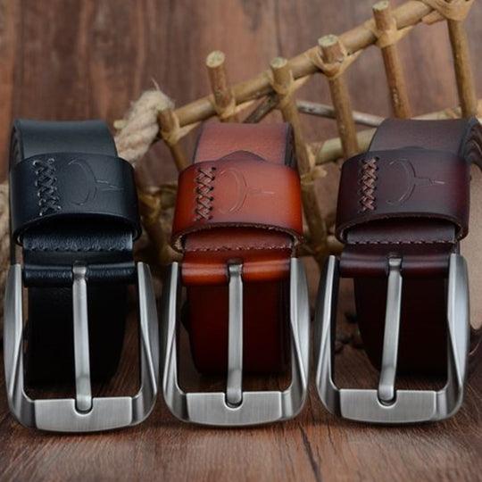 Men's Classic Style Pin Buckle Belt