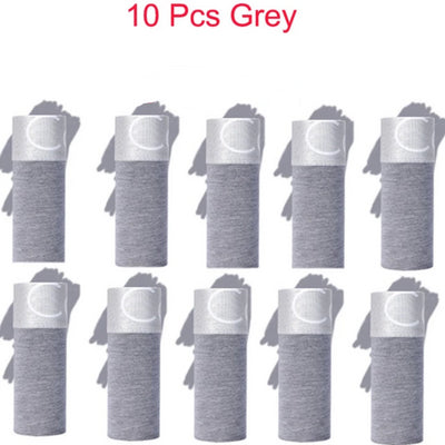Grey Men's Boxer Briefs Underwear 10 Pack