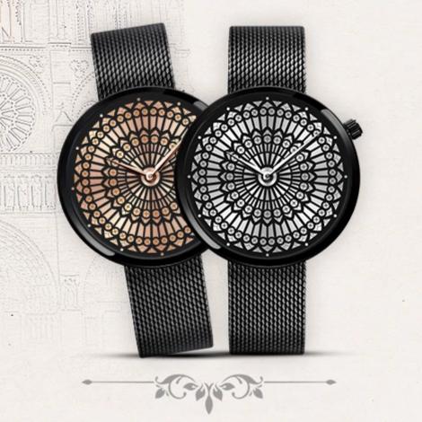 Women's Full Steel Mesh Strap Waterproof Watch