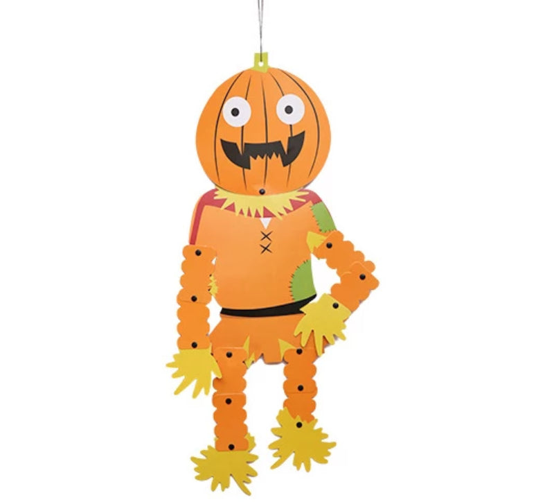 Pumpkin Halloween Prop Decorations and Balloons