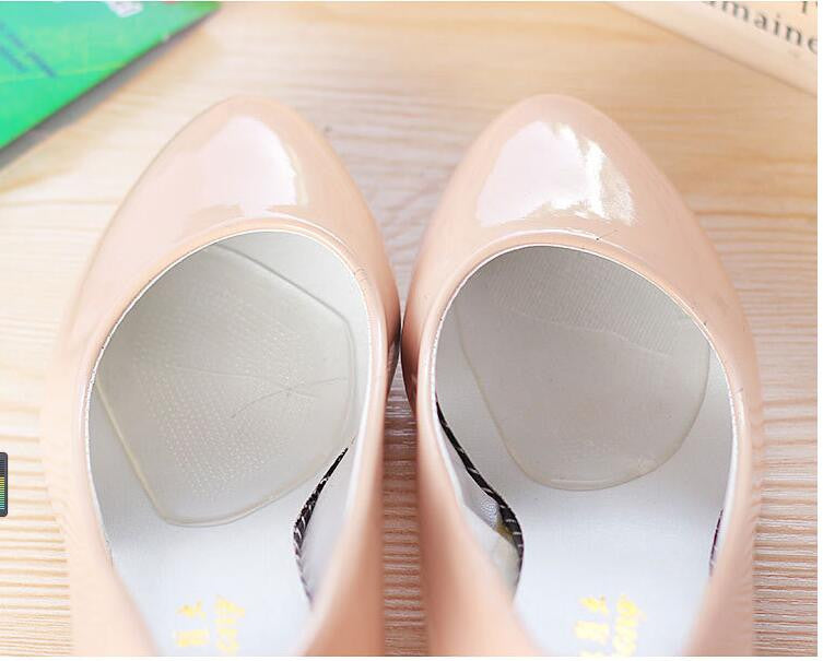 Shoe Accessories Inserts Silicone Gel Elastic Cushion Insoles Protect Comfy Feet Palm Care Shoe Pads