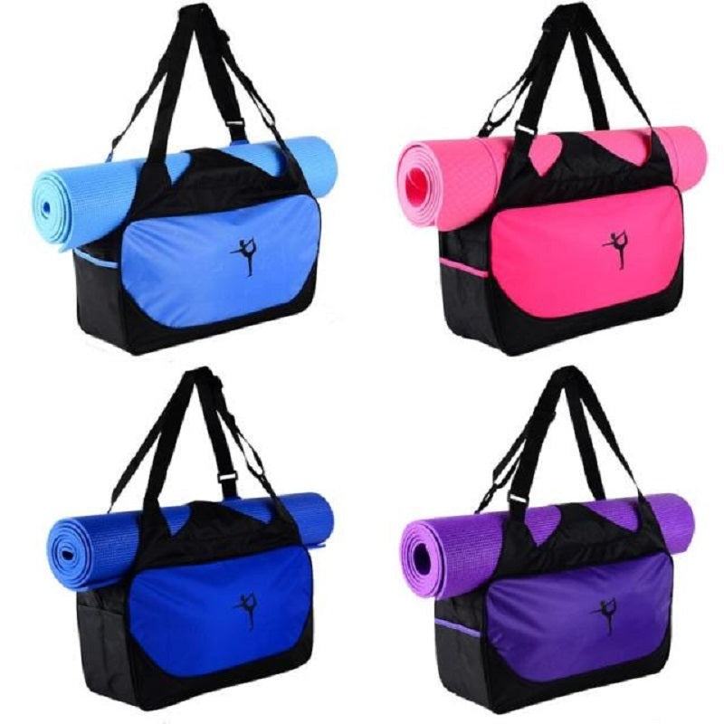 Multi-function yoga backpack Yoga bag gym mat bag Waterproof Yoga Pilate Mat Case Bag Carriers for 6-10mm Yoga mat not including