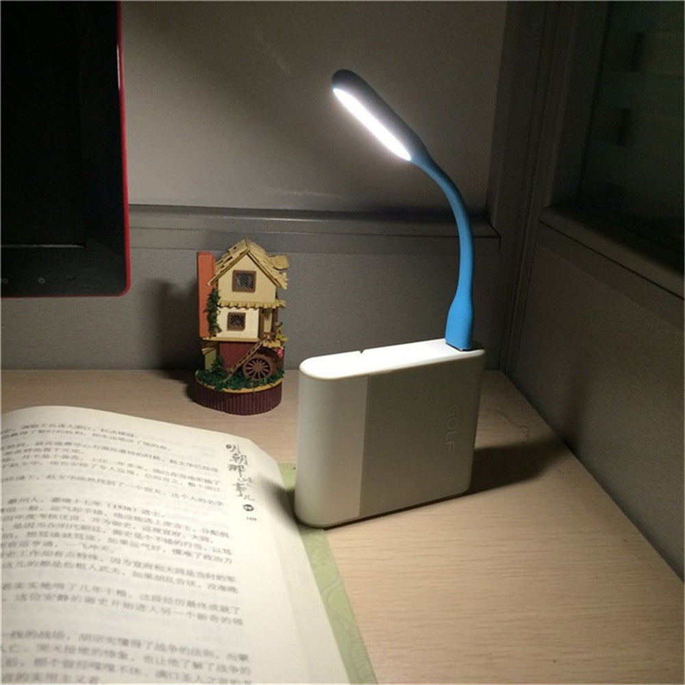 Mini Flexible USB Power Bank LED Handheld Table Light