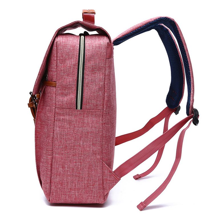 Vintage Large Canvas High Fashion Buckle Strap Backpack