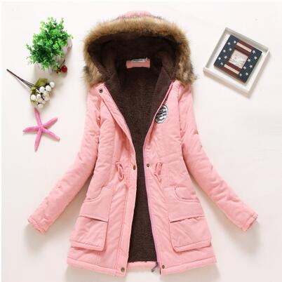 Women's Casual Warm Thick Hooded Parka Jacket