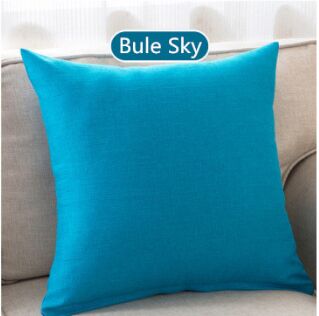 Modern Solid Cotton Linen Sofa Cushion Embrace Pillow 45x45cm/17.7x17.7''  Throw pillow Home Decoration Pillow Seat cushion