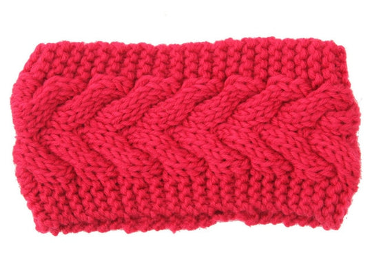 Solid Wide Knitting Woolen Headband