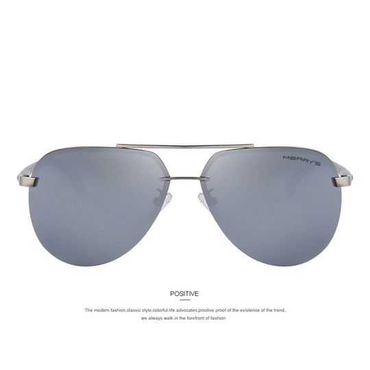 MERRY'S Brand Men 100% Polarized Aluminum Alloy Frame Sunglasses Fashion Men's Driving Sunglasses S'8281