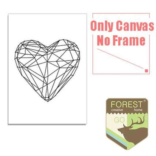 Geometric Abstract Wall Picture Canvas Painting