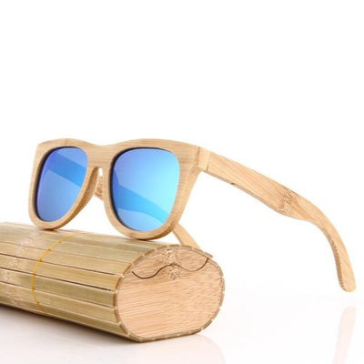 Men's Bamboo Wood Polarized Sunglasses