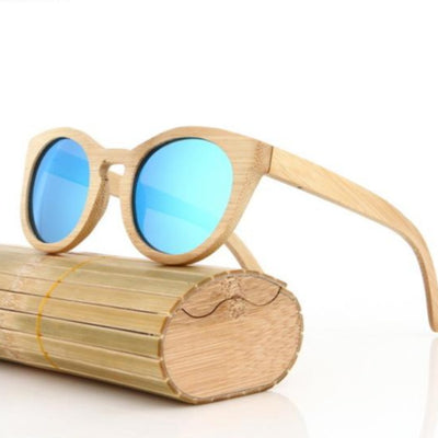 Men's Bamboo Wood Polarized Sunglasses