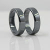 Fashion Jewelry Grade AAA Quality smooth 6 mm Width Flat Hematite Rings (1 Piece ) HR1002