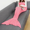 Women's Soft Acrylic Mermaid Tail Blanket