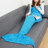 Women's Soft Acrylic Mermaid Tail Blanket
