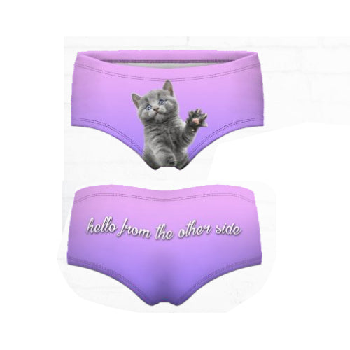 3D printing food fortune cookie cute panties  briefs underwear intimates women