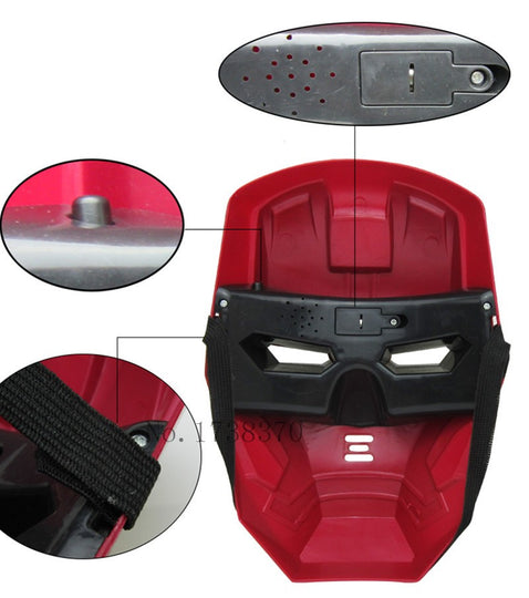 Superhero LED Man Mask