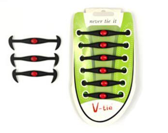 12 Pack: Colorful Elastic No-Tie Silicone Shoelaces