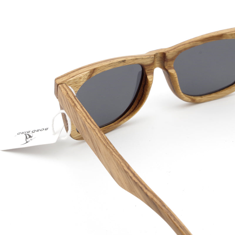 Men's Wood Sunglasses Square Style
