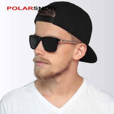 POLARSNOW Aluminum+TR90 Sunglasses Men Polarized Brand Designer Points Women/Men Vintage Eyewear Driving Sun Glasses