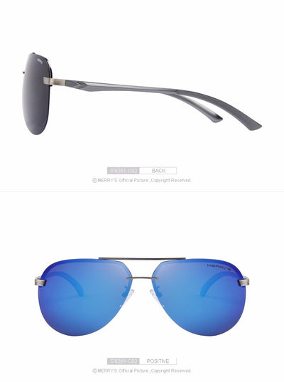 MERRY'S Brand Men 100% Polarized Aluminum Alloy Frame Sunglasses Fashion Men's Driving Sunglasses S'8281