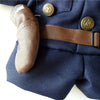 Gomaomi Pet Costume Policeman Style Dog Jeans Clothes Cat Funny Apperal