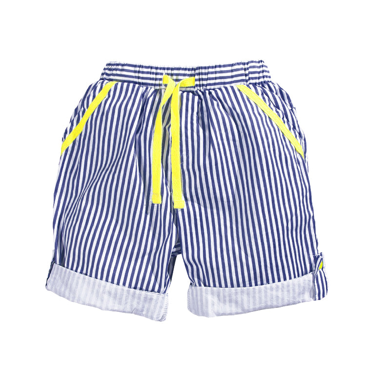 BINIDUCKLING New Summer Kids Clothes Children Clothing Baby Boy Set Toddler Baby Boys Clothing Set Cotton Striped Shorts