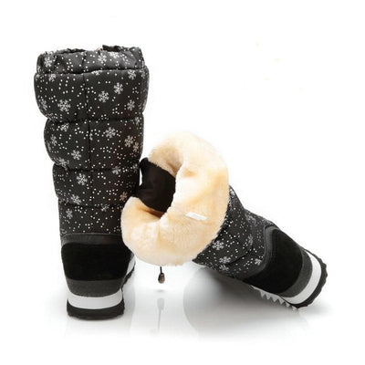 Lace-Up Zipper High Leg Female Winter Boots female