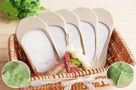 5 Pairs Women Short Summer Slipper Socks Ladies Invisible