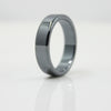 Fashion Jewelry Grade AAA Quality smooth 6 mm Width Flat Hematite Rings (1 Piece ) HR1002