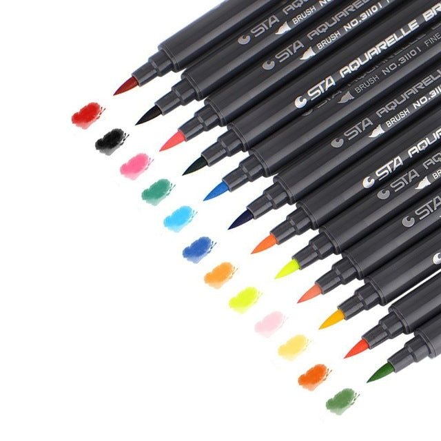80nColors Set Water Based Ink Sketch Marker Pens