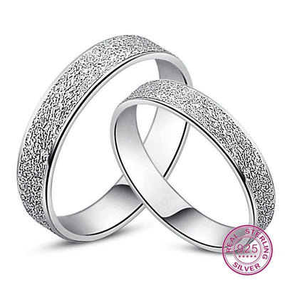 Women's Sterling Silver Lovers Wedding Ring