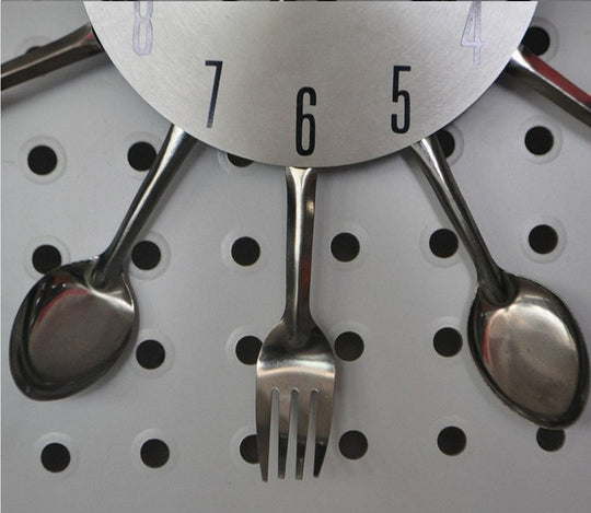 fashion surface Stainless steel wall Quartz clocks diy home decor stickers clock living room