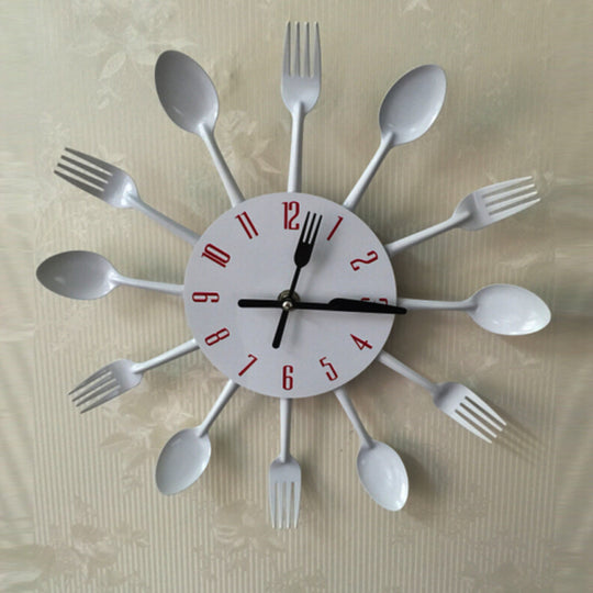 fashion surface Stainless steel wall Quartz clocks diy home decor stickers clock living room