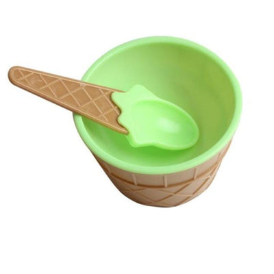 Kid's Ice Cream Bowl With Spoon