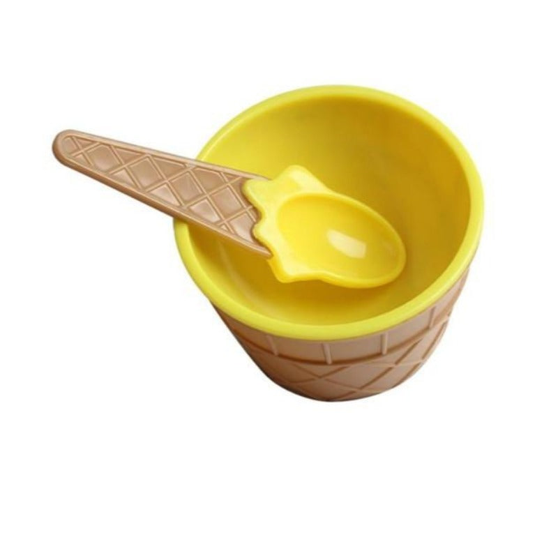 Kid's Ice Cream Bowl With Spoon