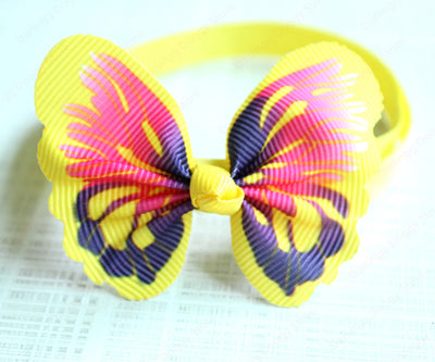 100 Piece: Adjustable Pet Butterfly Bow Tie Collars