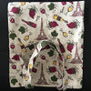 Handmade Cotton Linen Eco Reusable Shoulder Bag Shopping Tote Colorful Wine Bottle JR621 NEW