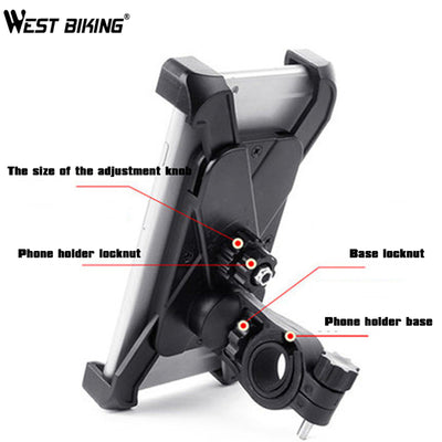 Universal Bicycle Phone Holder 3.5 inch to 5.5 inch