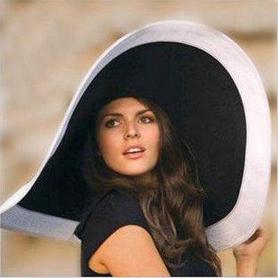 Women's Beach Straw Large Brim Hat