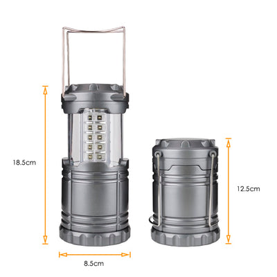2 Pack: Portable Battery Powered Waterproof LED Emergency Lanterns