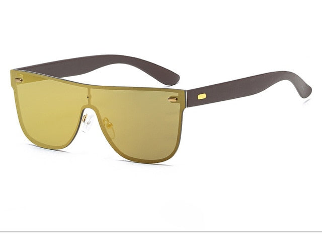 Women's Rimless Alloy Frame UV400 Sunglasses