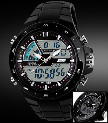 Skmei Men Sport Watch Relogio Masculino Waterproof Silicone quartz-watch Clock Male S Shock Military Casual Sports Men's Watches